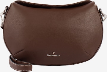DreiMaster Klassik Crossbody Bag in Brown: front