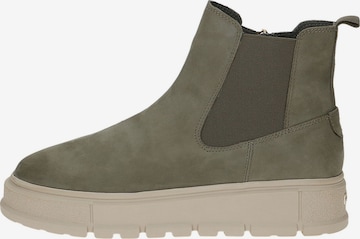 CAPRICE Chelsea Boots in Grün