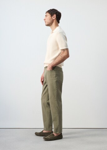 MANGO MAN Tapered Jeans 'Benc' in Green