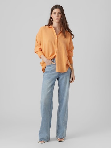 Bluză 'QUEENY' de la VERO MODA pe portocaliu