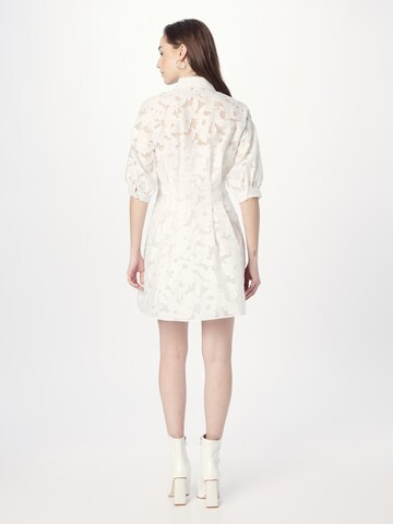 Club Monaco Shirt Dress in White