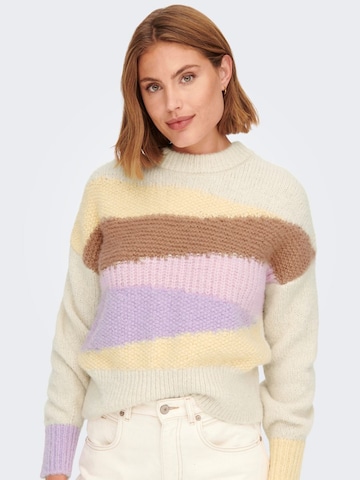 ONLY Sweater 'Anna' in Beige