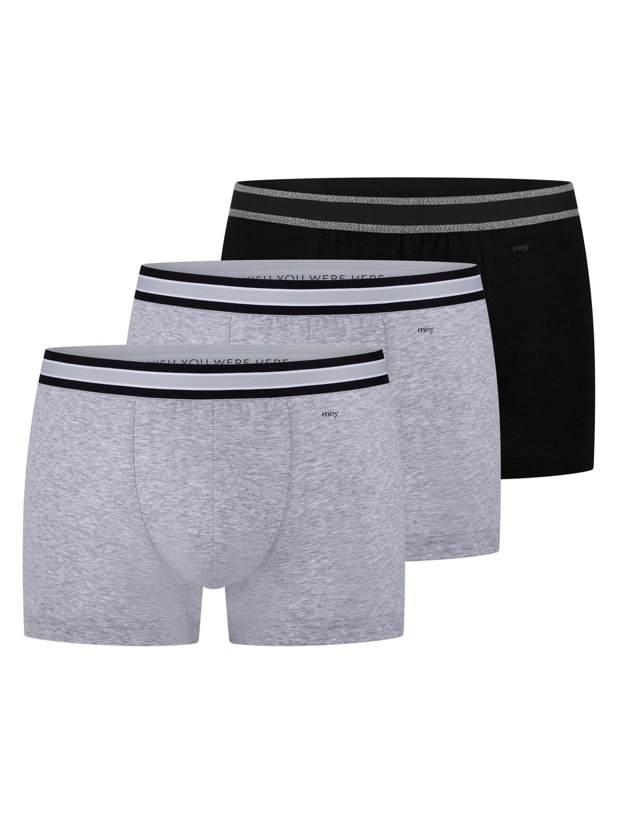 Mey Boxer shorts 'RE:THINK' in Grey: front