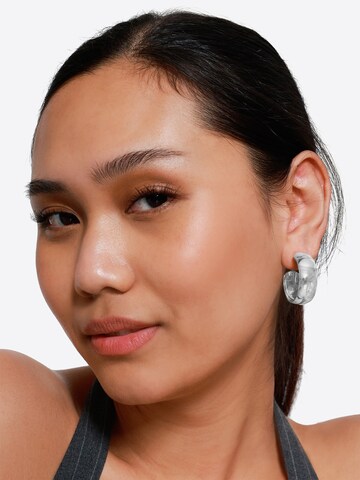 Boucles d'oreilles 'Nerva ' Heideman en argent : devant