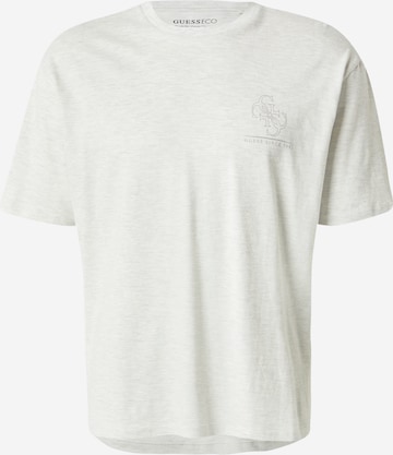 Tricou de la GUESS pe bej: față