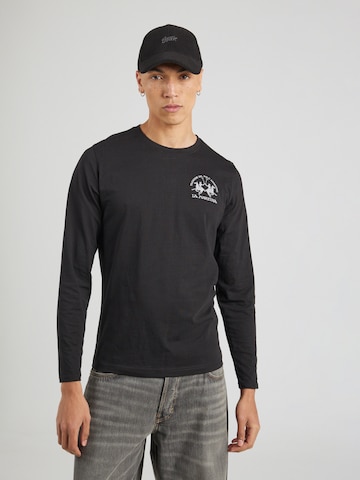 La Martina Shirt in Black: front