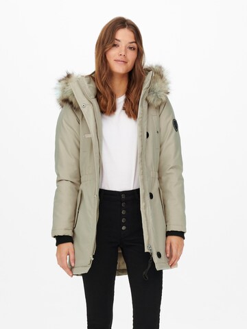 Parka d’hiver 'Iris' ONLY en beige : devant