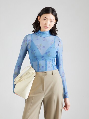 HUGO Футболка 'Delisabeta' в Синий: спереди