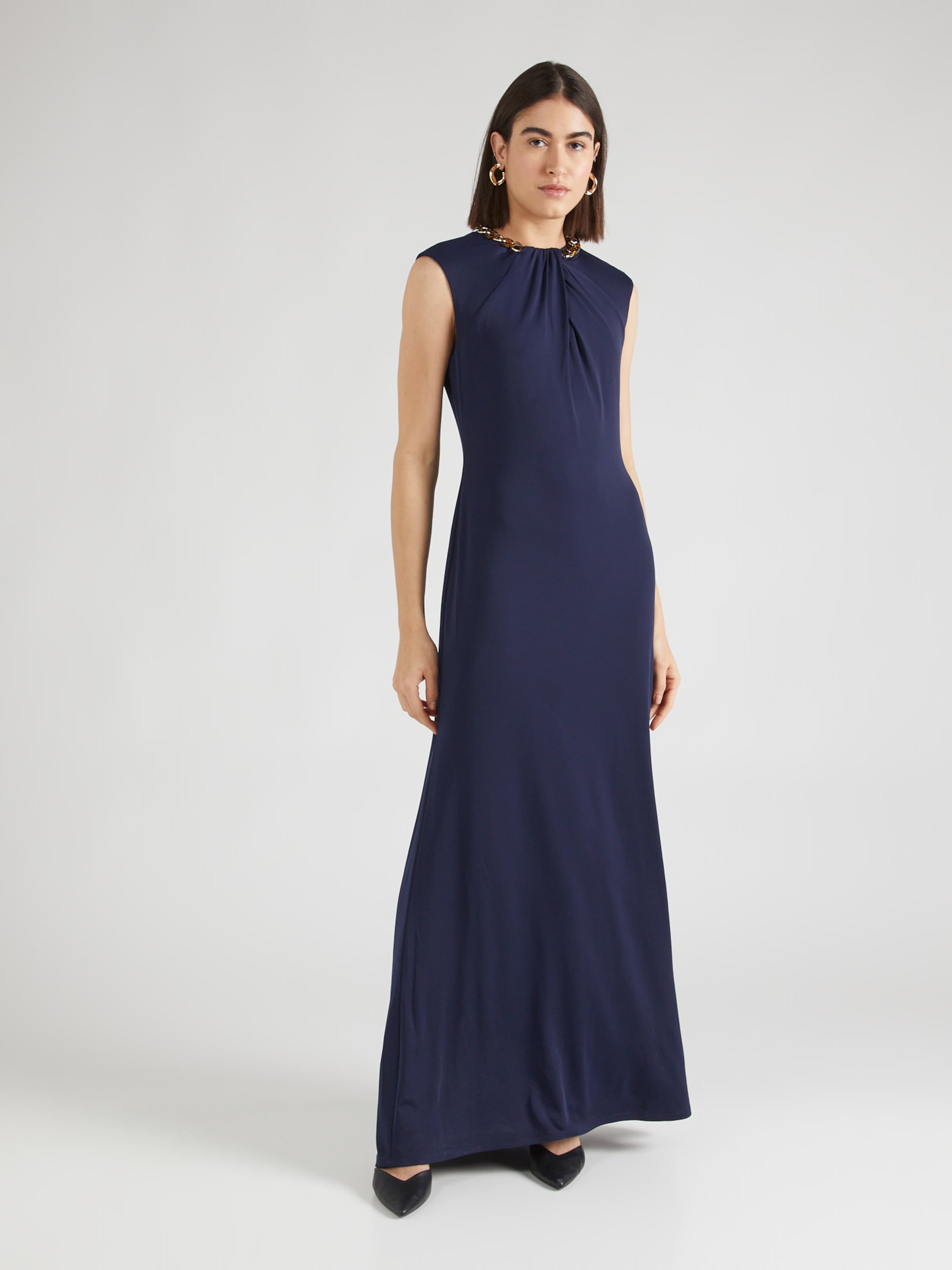 Lauren Ralph Lauren Evening Dress in Marine Blue ABOUT YOU