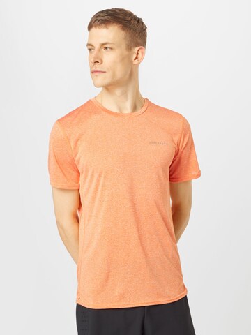 Superdry Performance Shirt in Orange: front