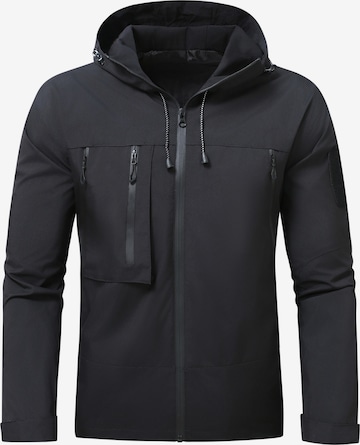 YOUTHUP Outdoorjacke in Schwarz: Vorderseite
