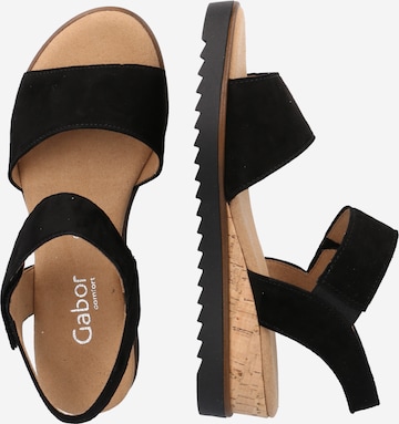 GABOR Sandals in Black