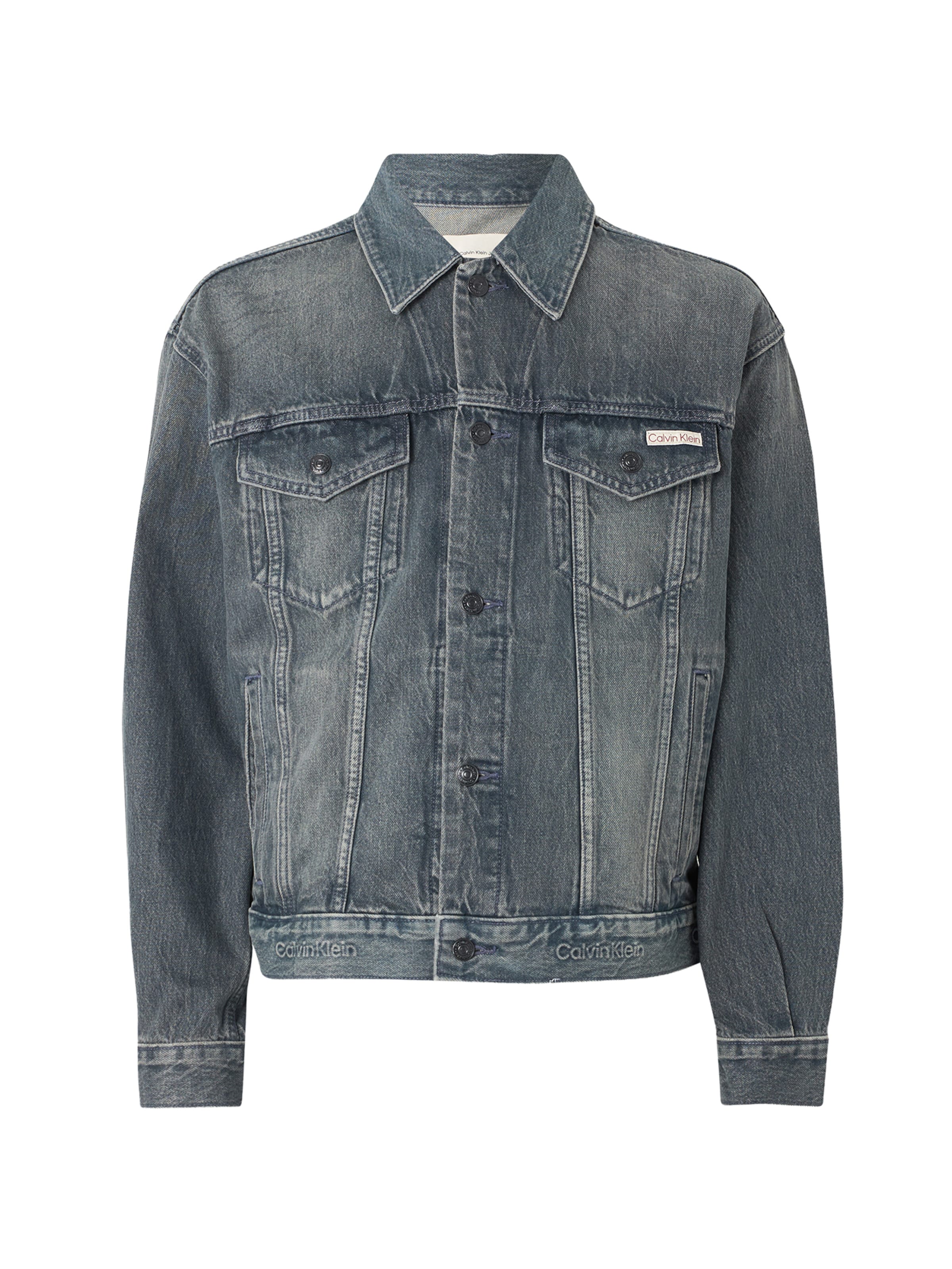 Calvin Klein Jeans Between-Season Jacket '90S' in Grey: front