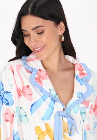 Shorty faina en bleu