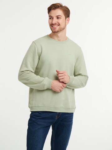 Sweat-shirt 'Spell' WEM Fashion en vert : devant