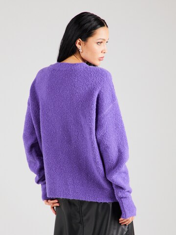 ABOUT YOU x Chiara Biasi Sweater 'Charlie' in Purple