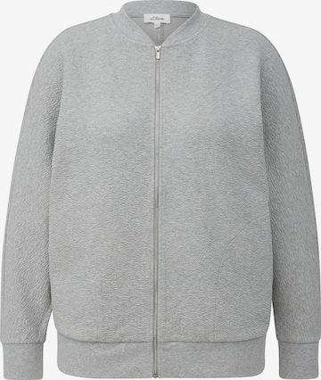Veste de survêtement s.Oliver CURVE en gris : devant