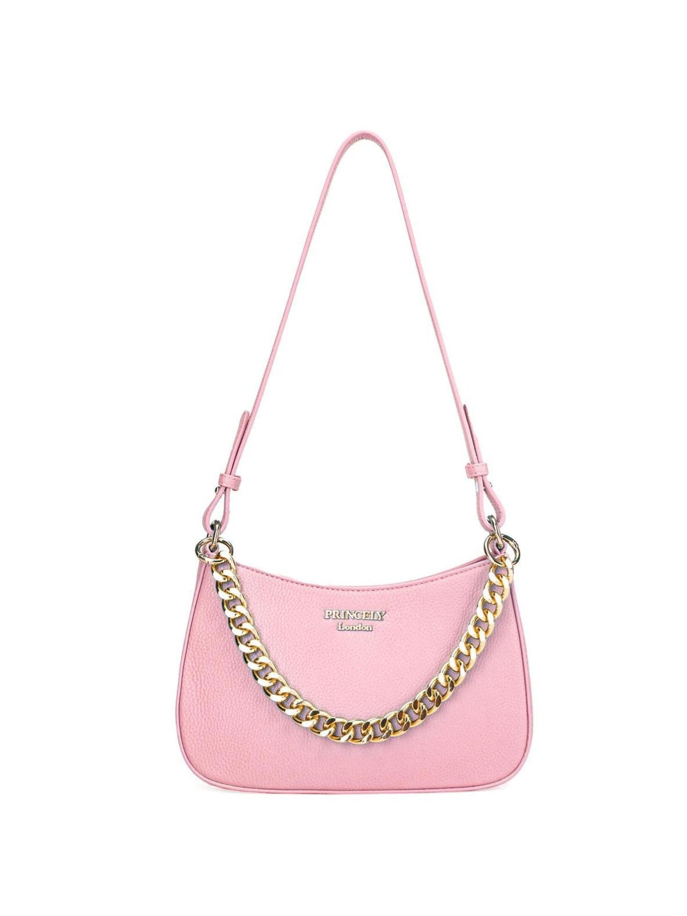 Princely London Shoulder Bag 'Jackie Alice x Limited Edition' in Pink: front