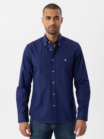Regular fit Camicia di Williot in blu: frontale