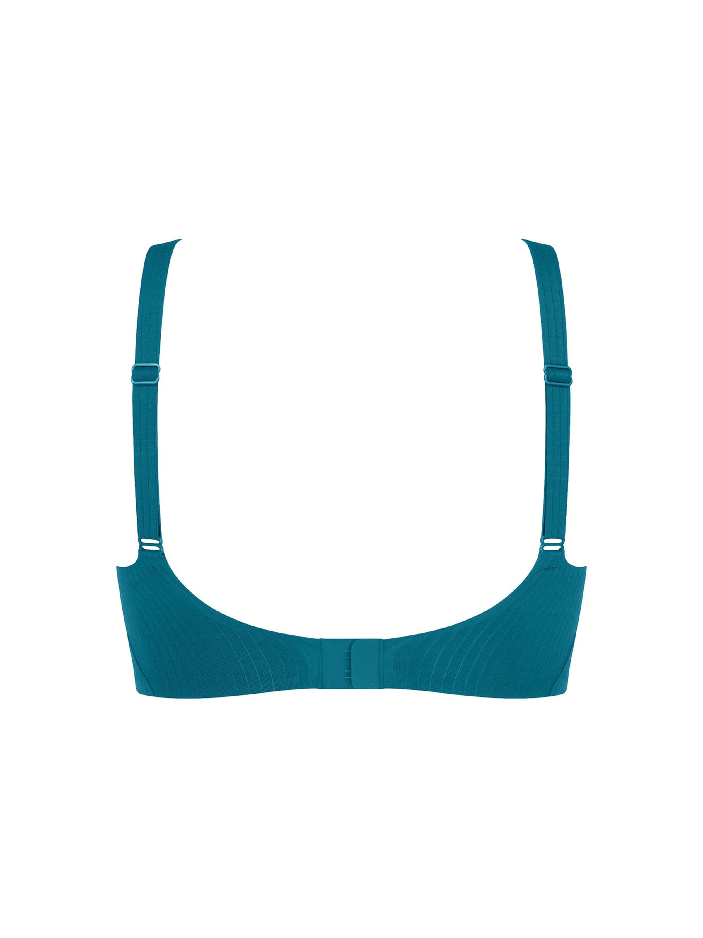SLOGGI Bralette Bra ' Blue ZERO Feel Pure ' in Blue
