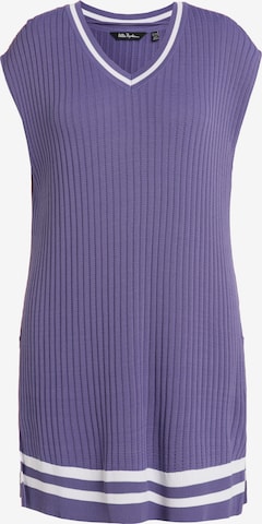 Pull-over Ulla Popken en violet : devant