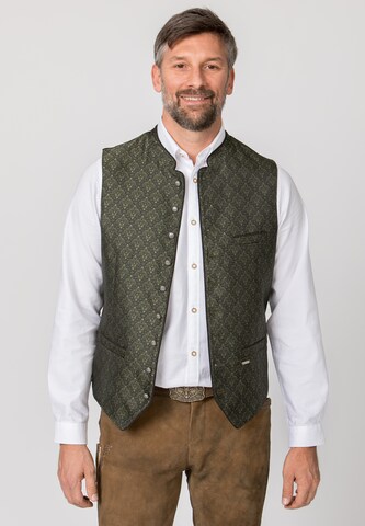 STOCKERPOINT Traditional Vest 'Morris' in Green: front