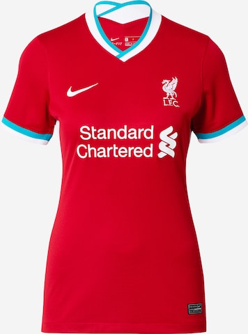 sarkans NIKE Sportiska stila krekls 'FC Liverpool Home Stadium 2020/2021': no priekšpuses