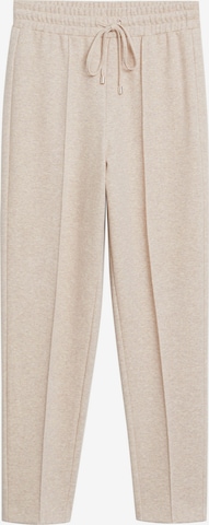 MANGO Slimfit Hose in Beige: predná strana