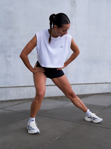 ADIDAS PERFORMANCE Скинни Спортивные штаны 'ADIZERO' в Черный