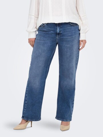 ONLY Carmakoma Wide leg Jeans 'CARRadison' in Blue: front
