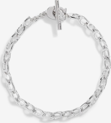 sidabrinė COACH Apyrankė 'Signature': priekis