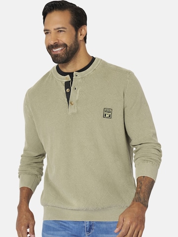 Jan Vanderstorm Pullover 'Wolfhard' in Grün