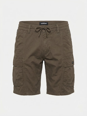 regular Pantaloni cargo di KOROSHI in verde: frontale