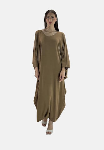 Elara Kleid 'Abaya' in Beige: Vorderseite