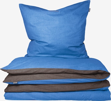 SCHIESSER Duvet Cover 'Doubleface Renforcé' in Blue: front