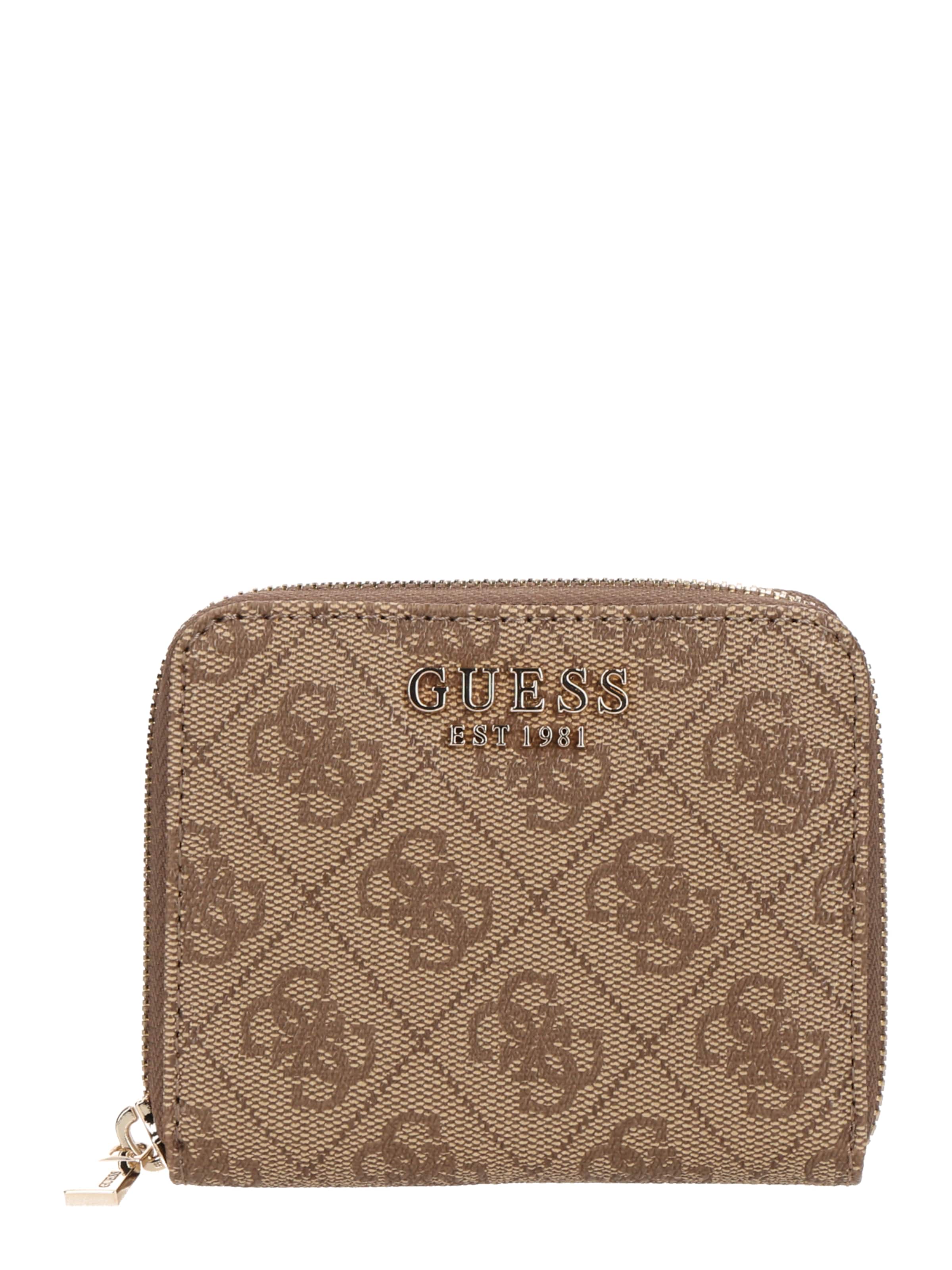 GUESS Wallet 'Laurel' in Brown: front