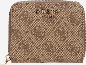 GUESS Portemonnaie 'Laurel' in Braun: Vorderseite