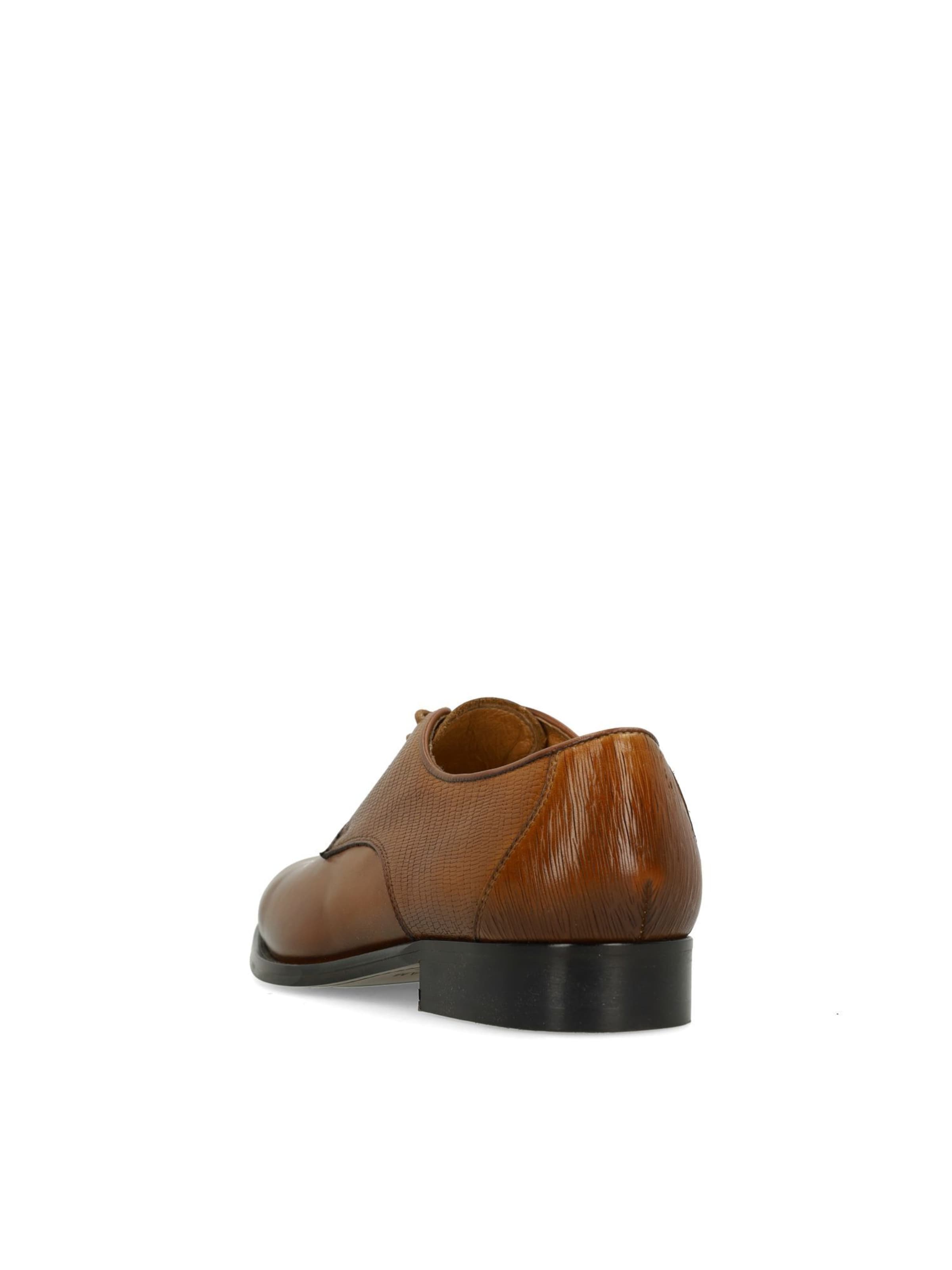 MANFIELD Veterschoen 'Derby' in Bruin