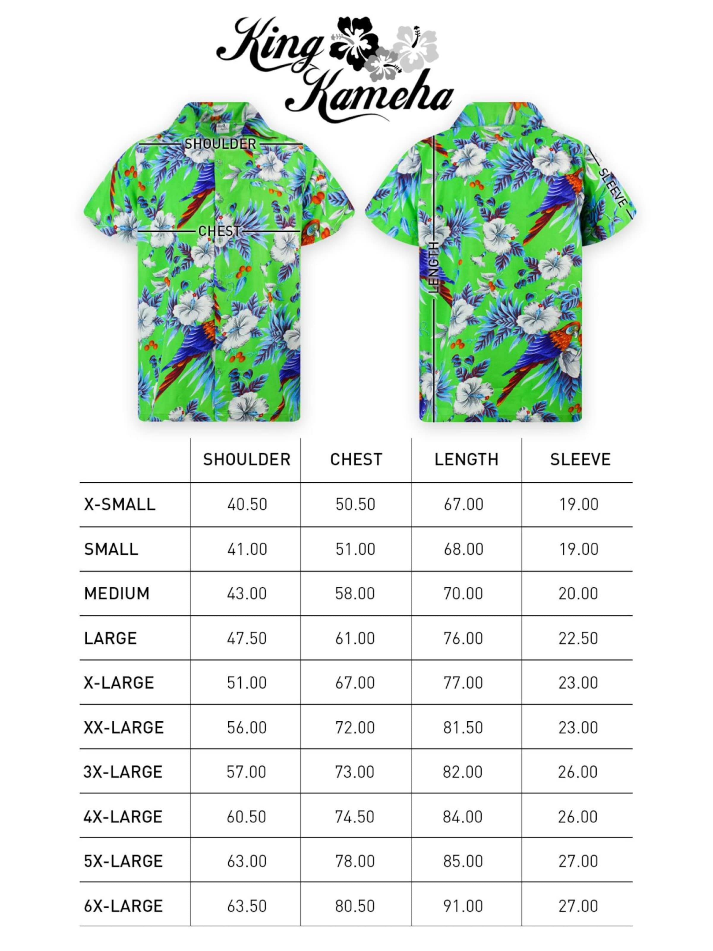 King Kameha Shirt 'Cherryparrot' in Groen