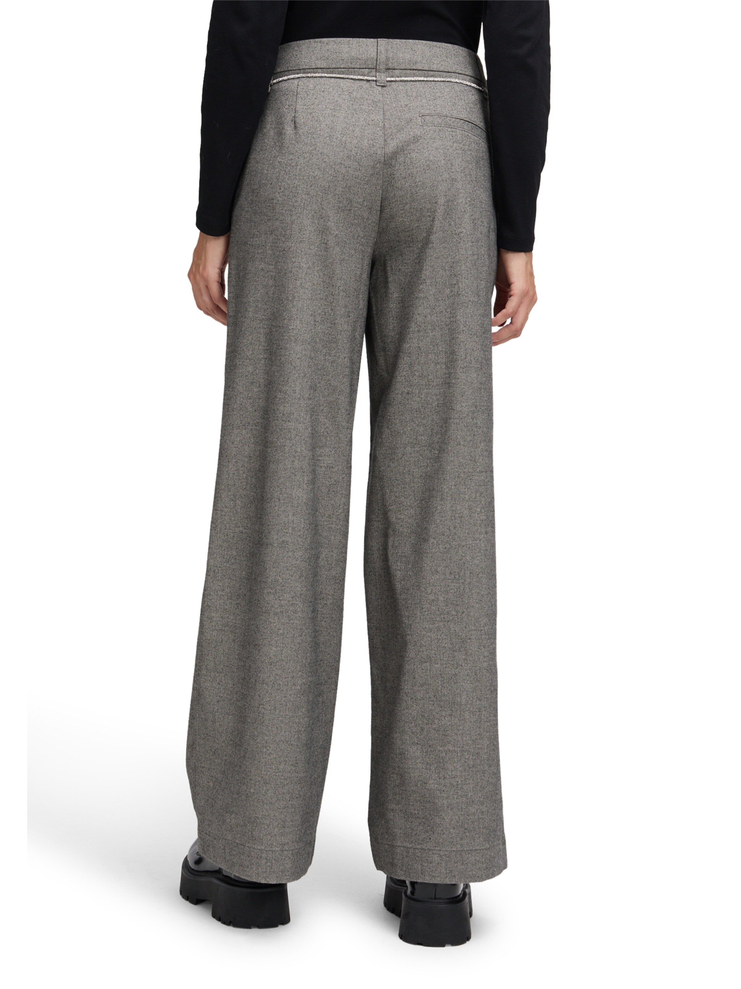 Cartoon Regular Hose in Grau