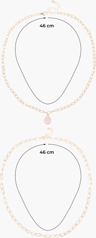 PIECES Αλυσίδα 'PCANEL NECKLACE' σε χρυσό