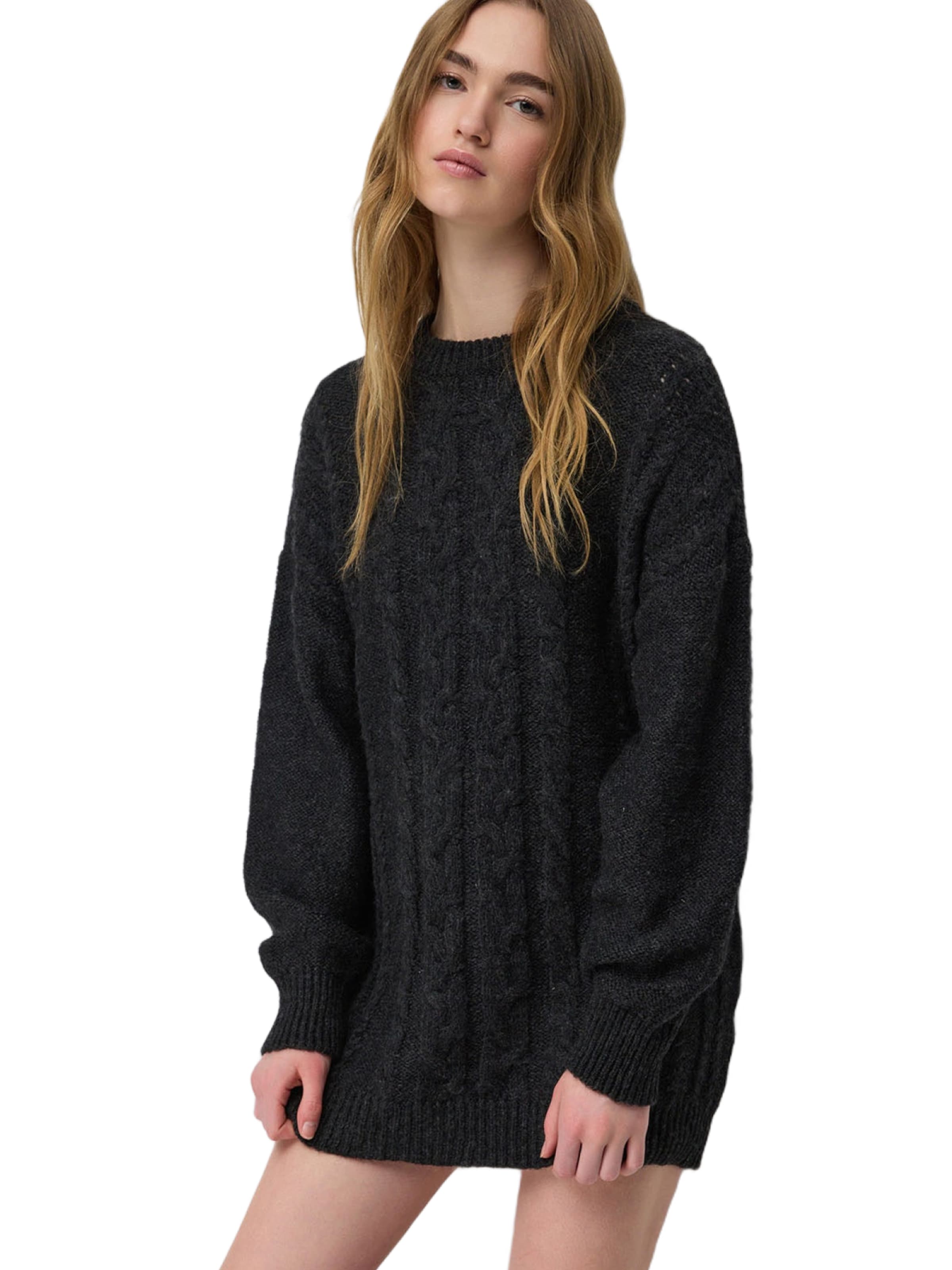 No Matter What Pullover in Grau