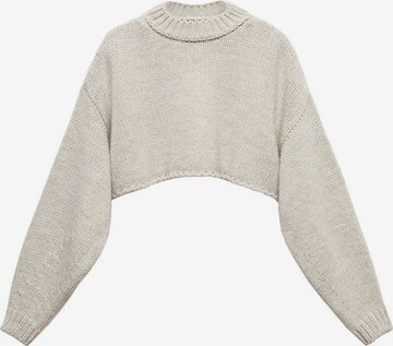 MANGO Sweater 'Piano' in Beige: front