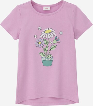 T-Shirt s.Oliver en rose : devant