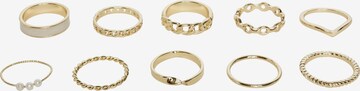 PIECES Ring-Set 'MELLO' in Gold: predná strana