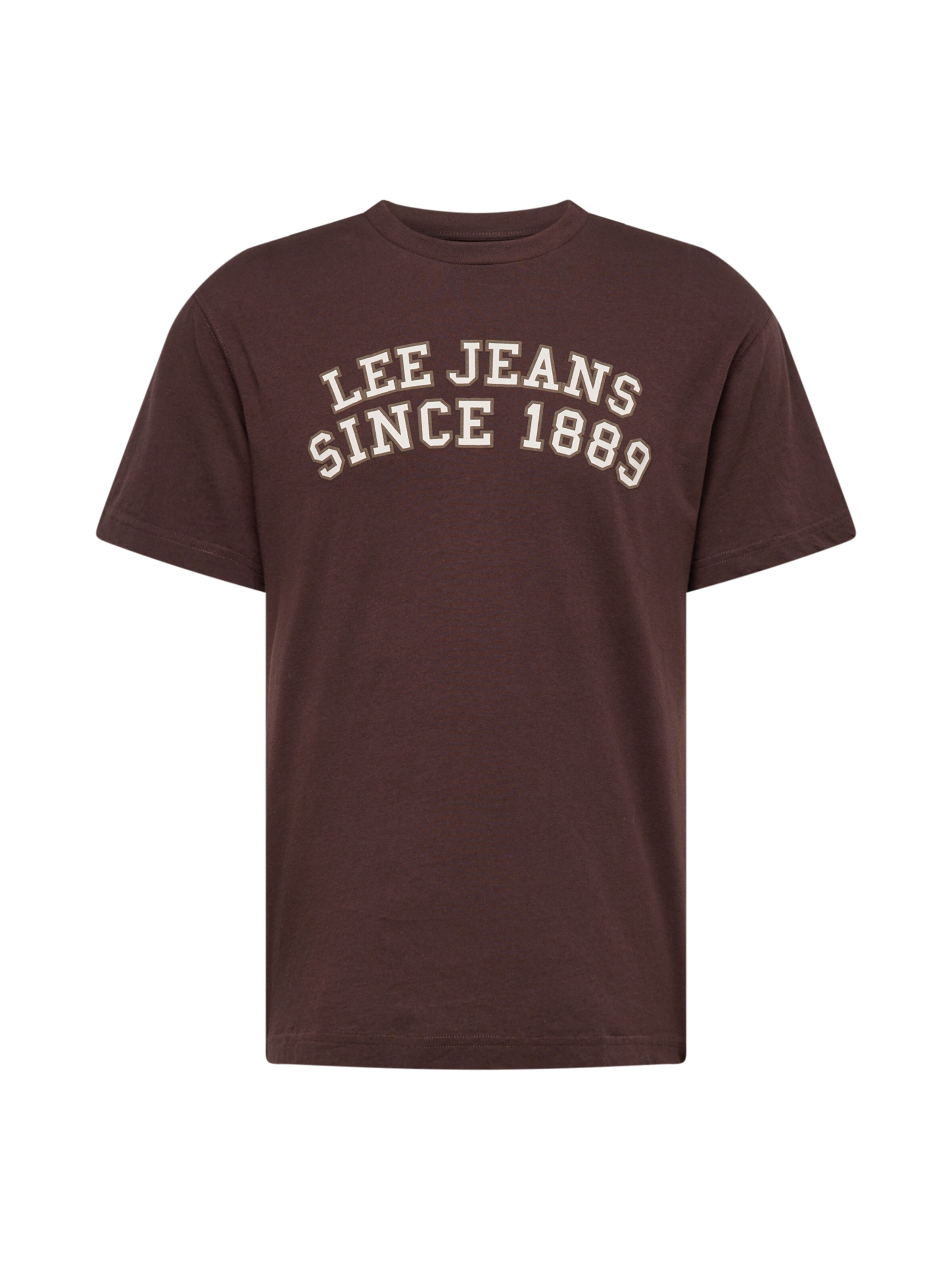T-Shirt 'SS TEE' Lee en marron : devant