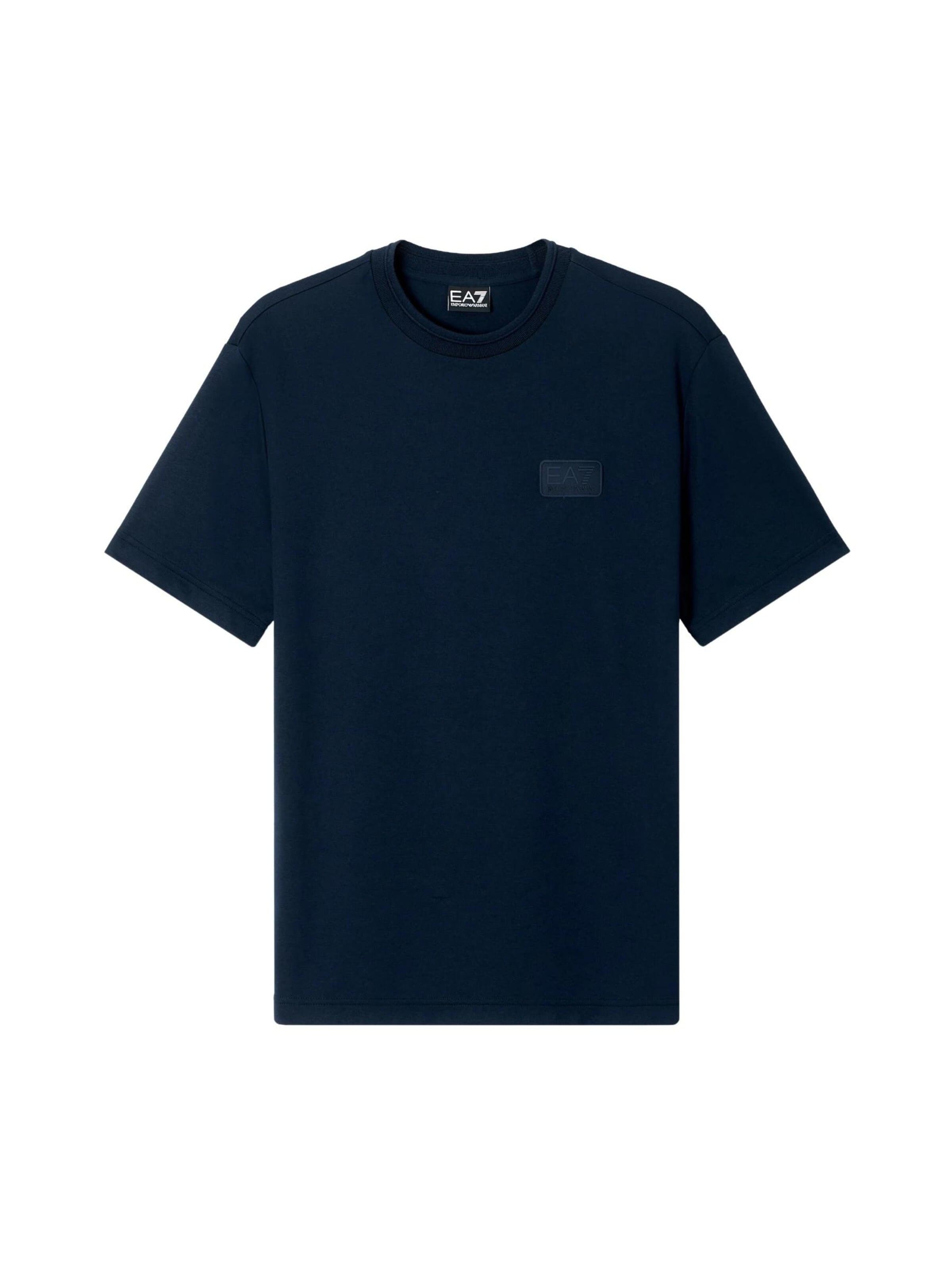 EA7 Emporio Armani T-shirt 'EA7 EMPORIO ARMANI JERSEY T-SHIRT T-Shirt e Polo' i blå: framsida