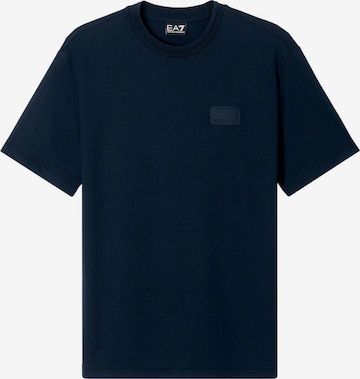 EA7 Emporio Armani Shirt 'EA7 EMPORIO ARMANI JERSEY T-SHIRT T-Shirt e Polo' in Blue: front
