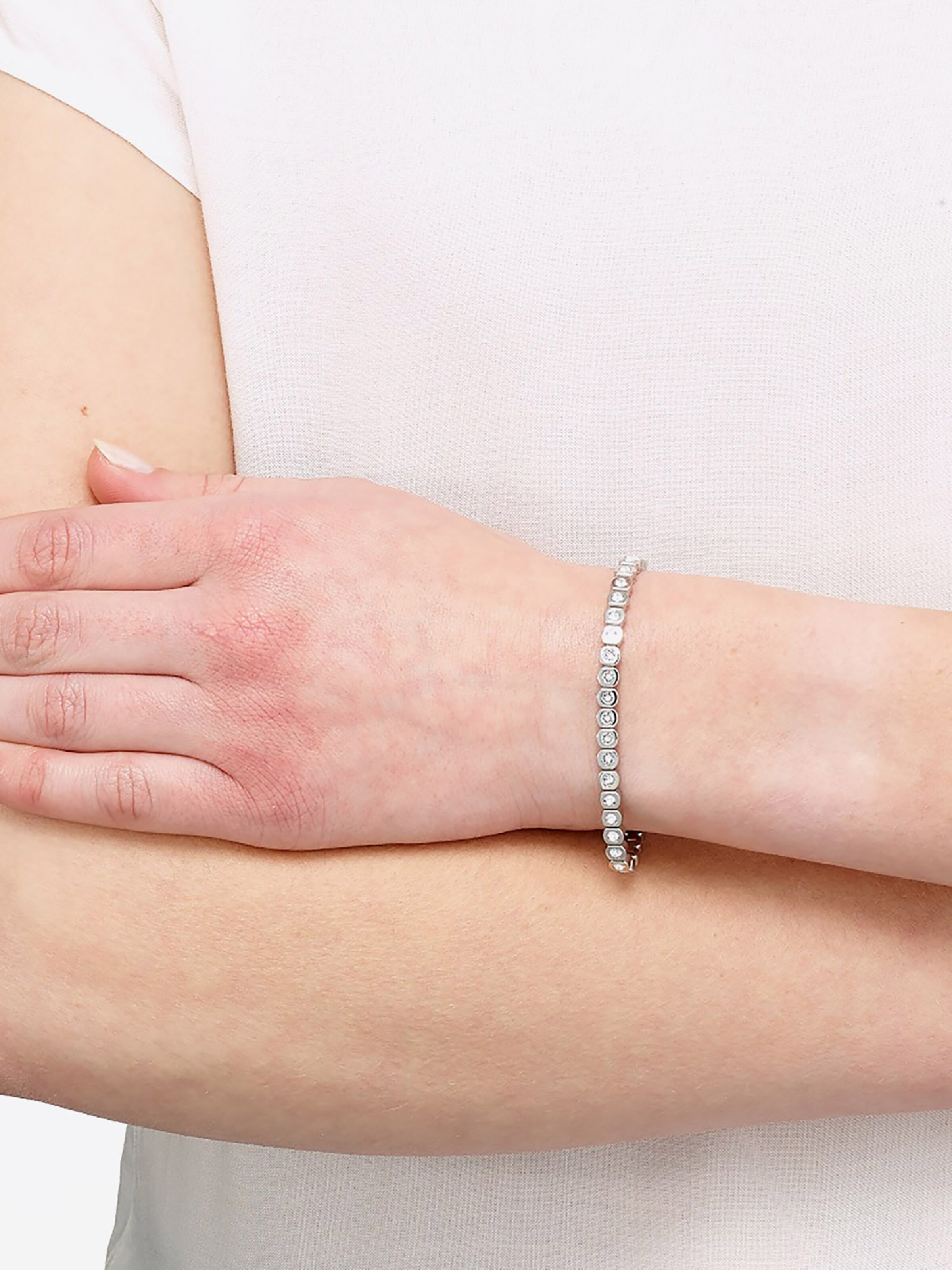 Heideman Bracelet in Silver: front