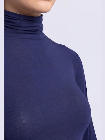 Maglietta intima 'Body Dolcevita Manica Lunga in Cashmere e Modal' di Ciocca in blu